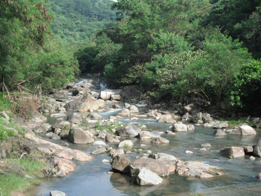 荃灣曹公潭瀑布下游